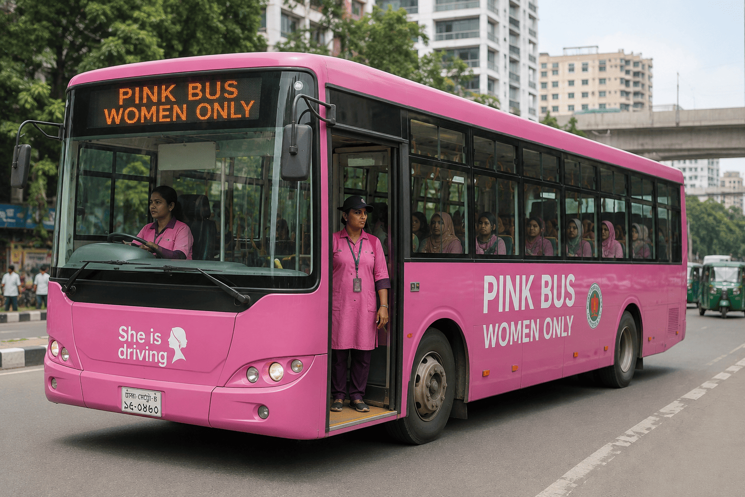 Bangladesh : des bus réservés aux femmes et conduits par des femmes